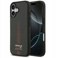 Këse telefoni Red Bull Kevlar Powerbar MagSafe për iPhone 17, mbrojtëse Kevlar, kompatibile MagSafe, e zezë
