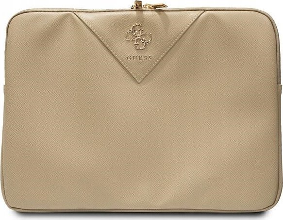 Këllëf laptopi Guess GUCS14ZPGSTEGD, 14", lëkurë ekologjike, ngjyrë ari