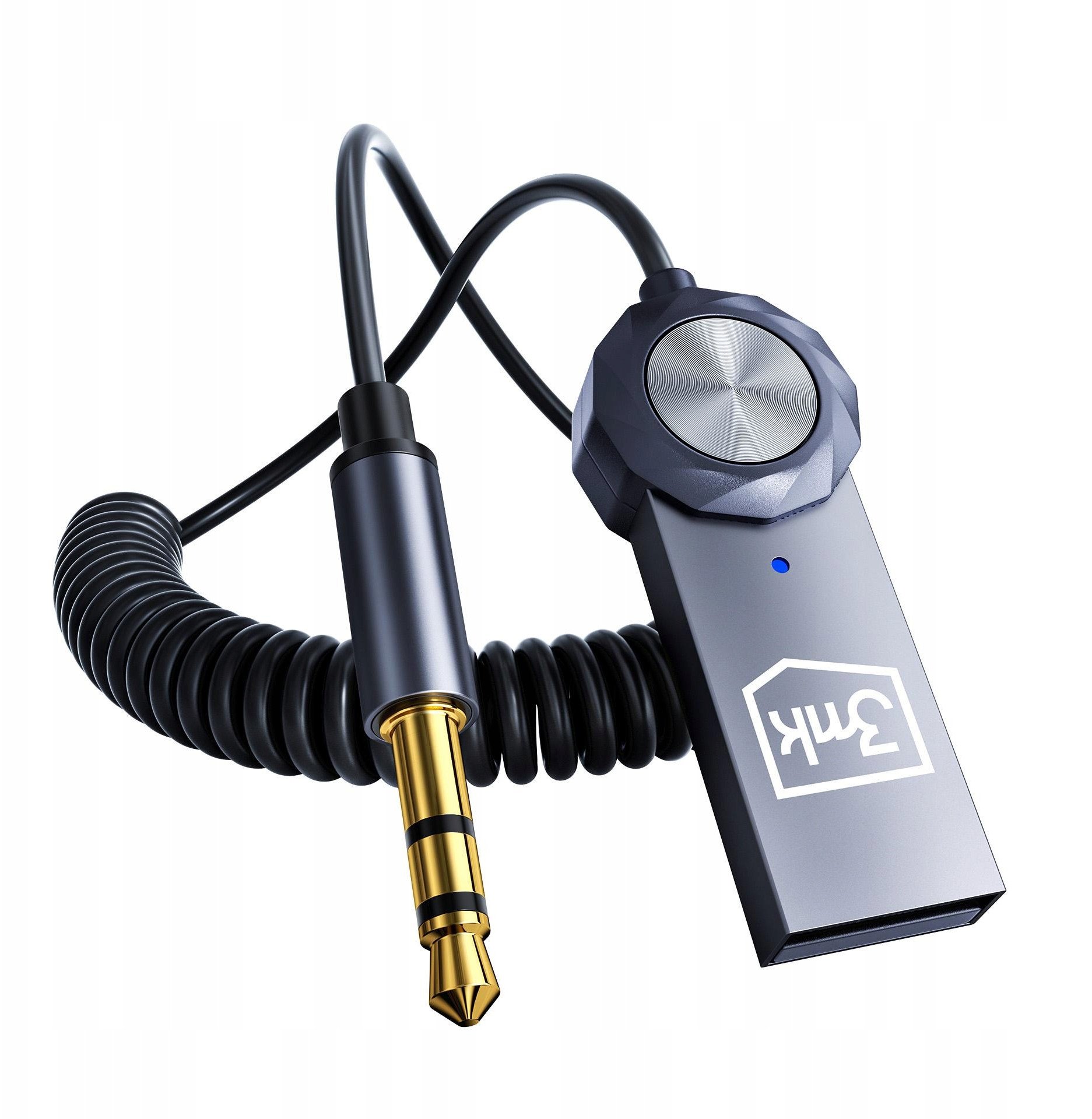 Adapter audio Bluetooth 3mk, USB, Jack 3.5 mm, me mikrofon