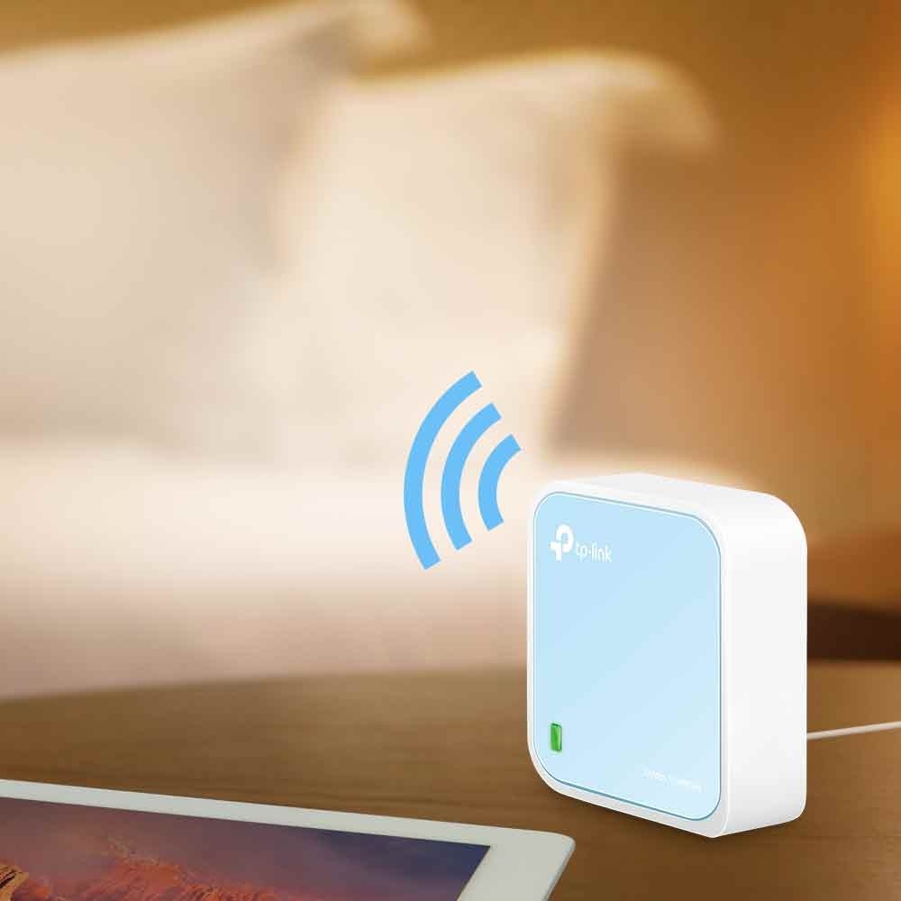 Router nano wireless TP-Link TL-WR802N, N300, 2.4GHz, i bardhë