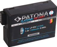 Bateri aparat fotografik PATONA Pro Canon LP-E8, 1300mAh, Li Ion