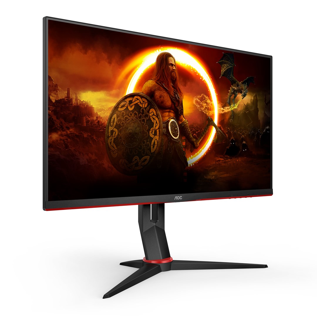 Monitor AOC Q27G2S/EU, 27", QHD 2K, 165Hz, 1ms, i zi/portokalli