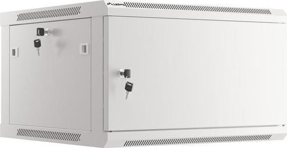 Kabinet rrjeti muror Lanberg WF01-6606-00S, 19" 6U, ngarkesë 60kg, gri