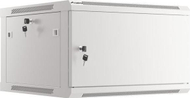Kabinet rrjeti muror Lanberg WF01-6606-00S, 19" 6U, ngarkesë 60kg, gri
