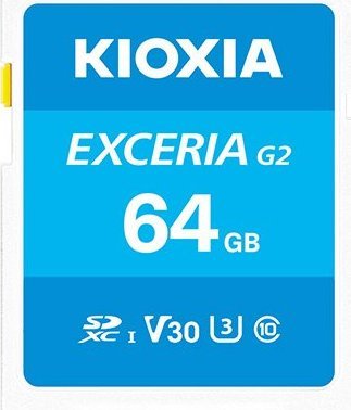 Kartë memorie Kioxia Exceria Gen 2, SDXC, 64GB