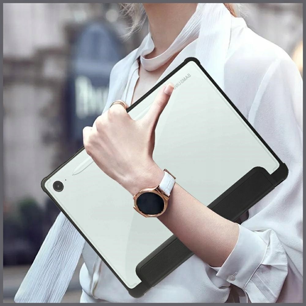 Këllëf tablet Samsung Galaxy Tab S10 Ultra, funksion stand, plastik, i zi