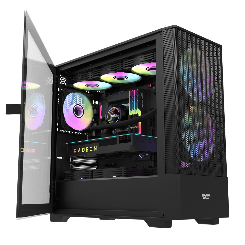 Kasë Darkflash DK415M, M-ATX, e zezë