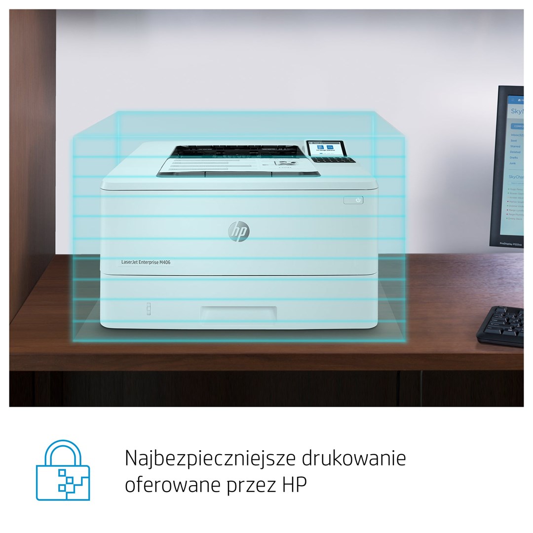 Printer HP LaserJet Enterprise M406dn, Laser, i bardhë