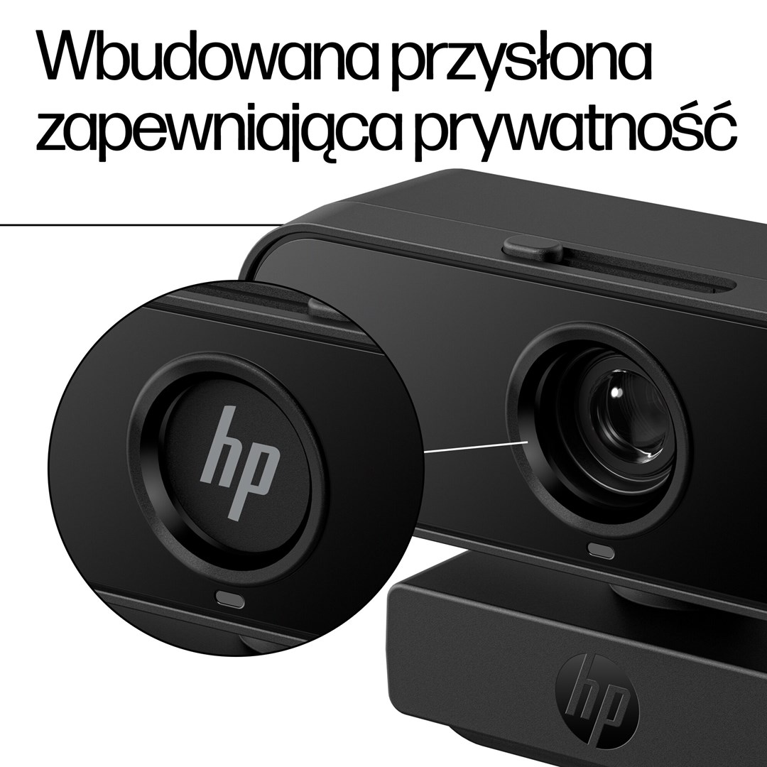 Kamera web Hewlett Packard 430, 1080p, 2MP, e zezë