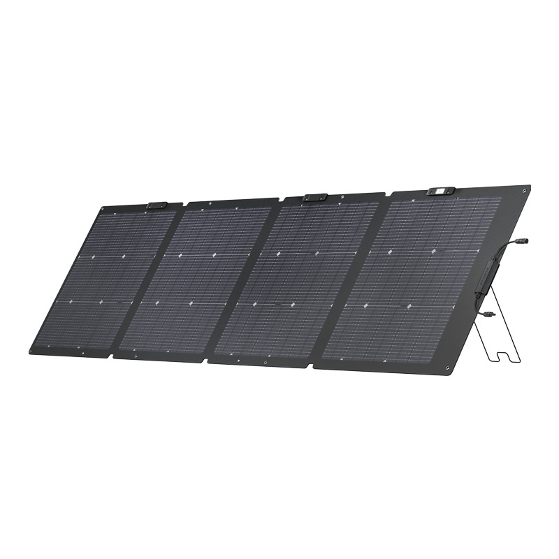 Panel diellor EcoFlow Solar220W, 220W, monokristalin portabël, i zi