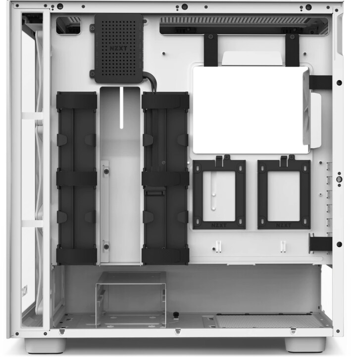 Kasë kompjuteri NZXT H7 Elite, 4x120mm (3xRGB), USB-C, xham, e bardhë