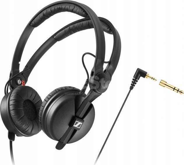 Kопчиња Sennheiser HD 25, преку уво, професионални, црни