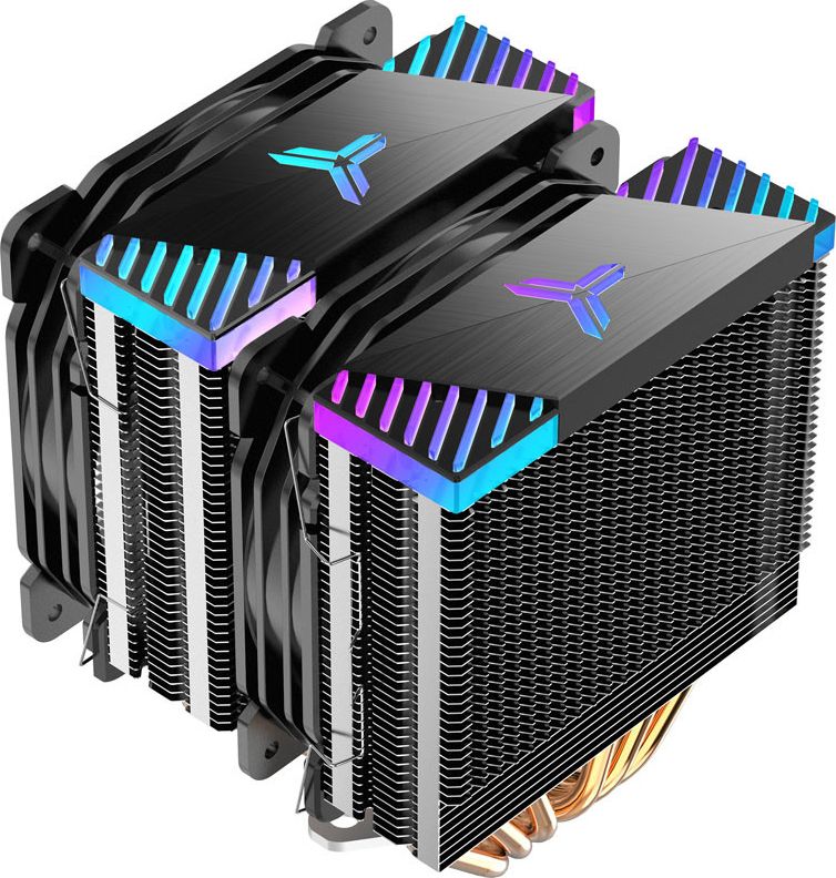 Ftohës procesori Jonsbo CR-2000 GT ARGB, dual tower, 2x 120mm PWM, i zi