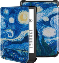 Këllf mbrojtës Strado Case Graphic për PocketBook Touch Lux 4 5 627 616 628, funksion sleep wake, dizajn Starry shumëngjyrësh