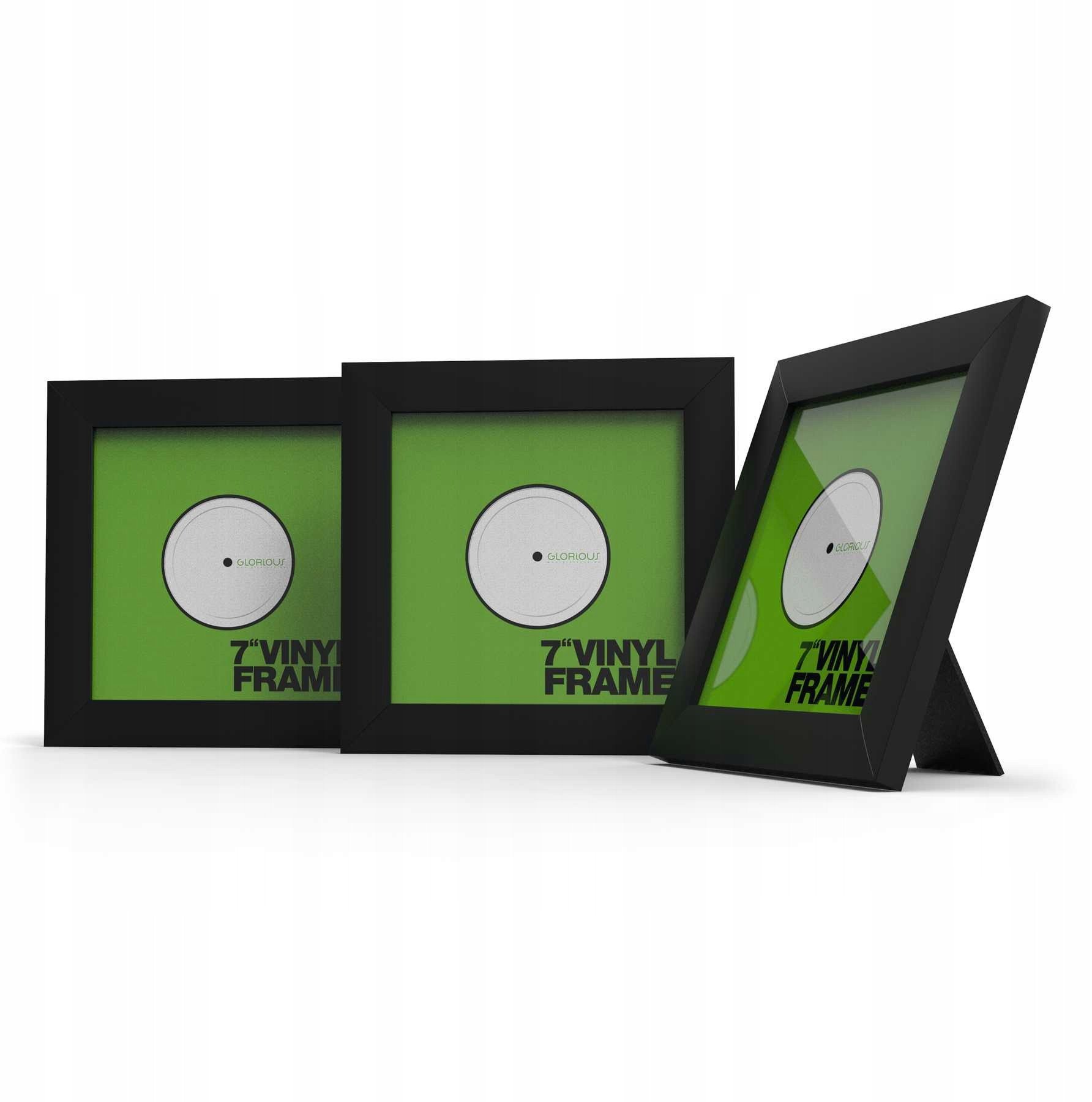 Set kornizash për vinyl Glorious AMS Vinyl Frame Set, 3 copë, për disqe 12", i zi