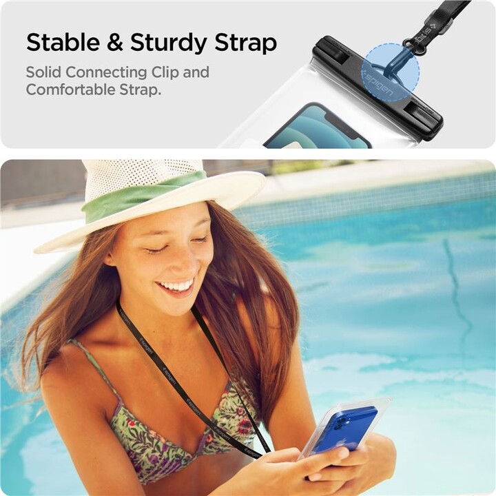 Mbrojtëse e papërshkueshme nga uji Spigen A601, 2 copë, transparente