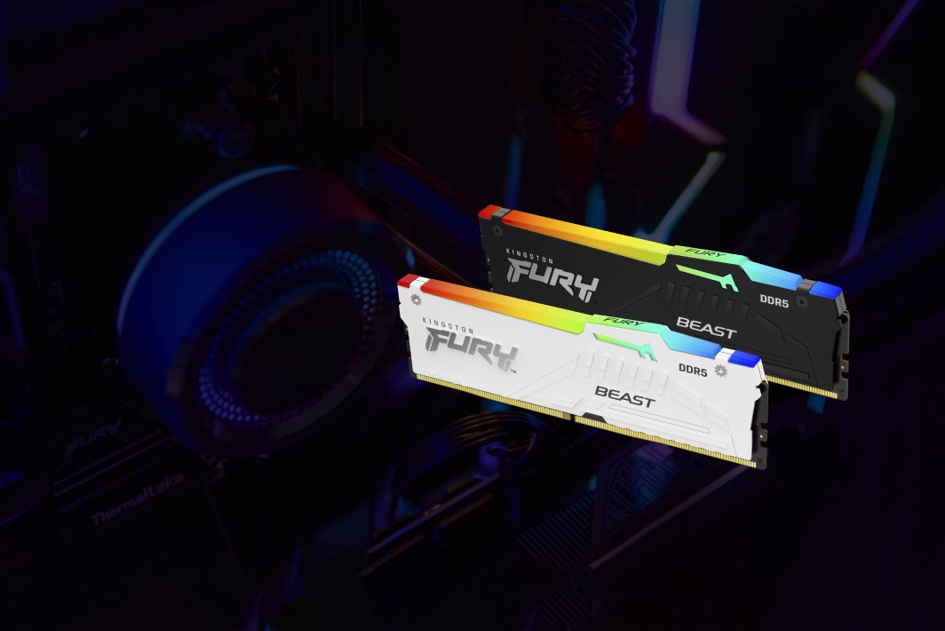 Memorie operative RAM Kingston Fury Beast RGB, DDR5, 32 GB, 6000MHz, CL36