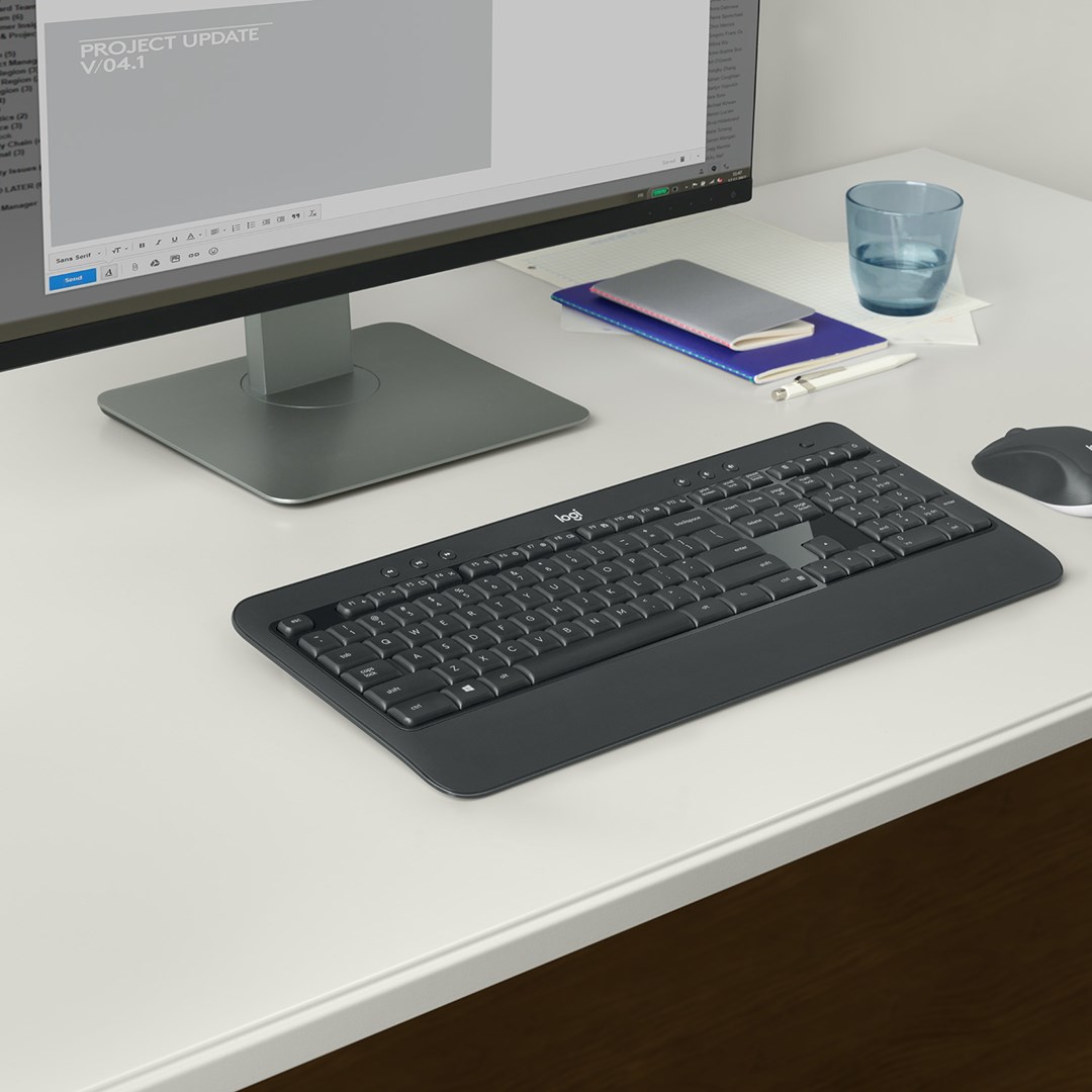 Set tastierë dhe maus Logitech MK540, i zi