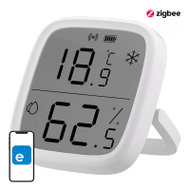 Sensor temperature dhe lagështie Sonoff SNZB-02D, ZigBee, ekran LCD, i bardhë