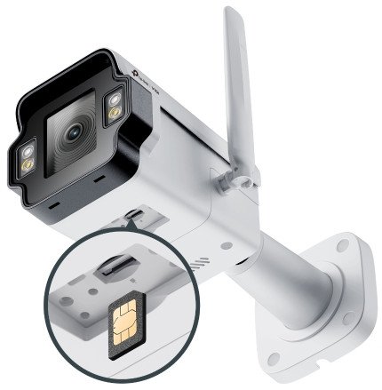Kamerë sigurie IP TP-Link INSIGHT S345-4G, 4MP, 4G, e bardhë