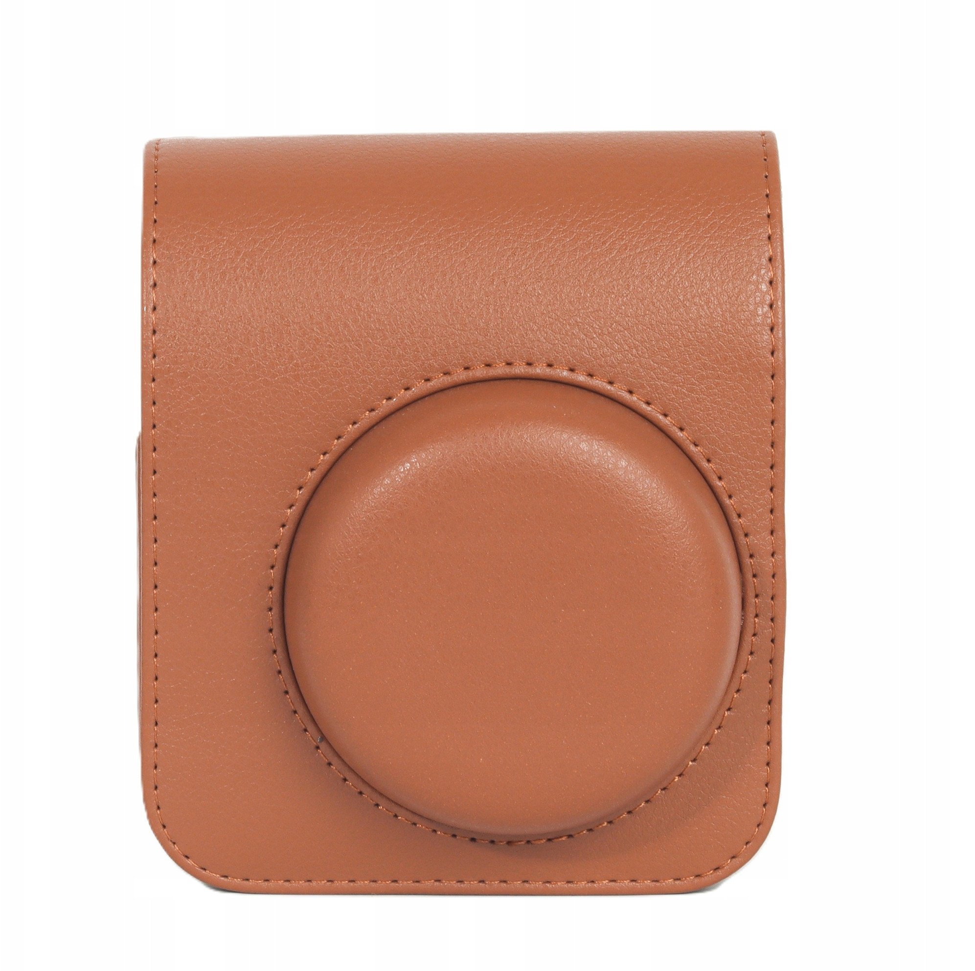 Çantë mbrojtëse për kamera LOVE INSTANT për Fujifilm Instax Mini 41, lëkurë eko, me rrip, kafe