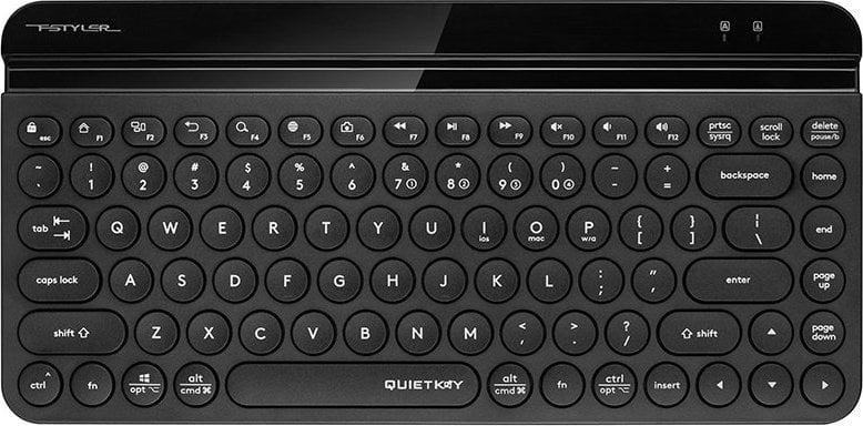 Tastierë A4Tech FStyler, wireless, US, e zezë