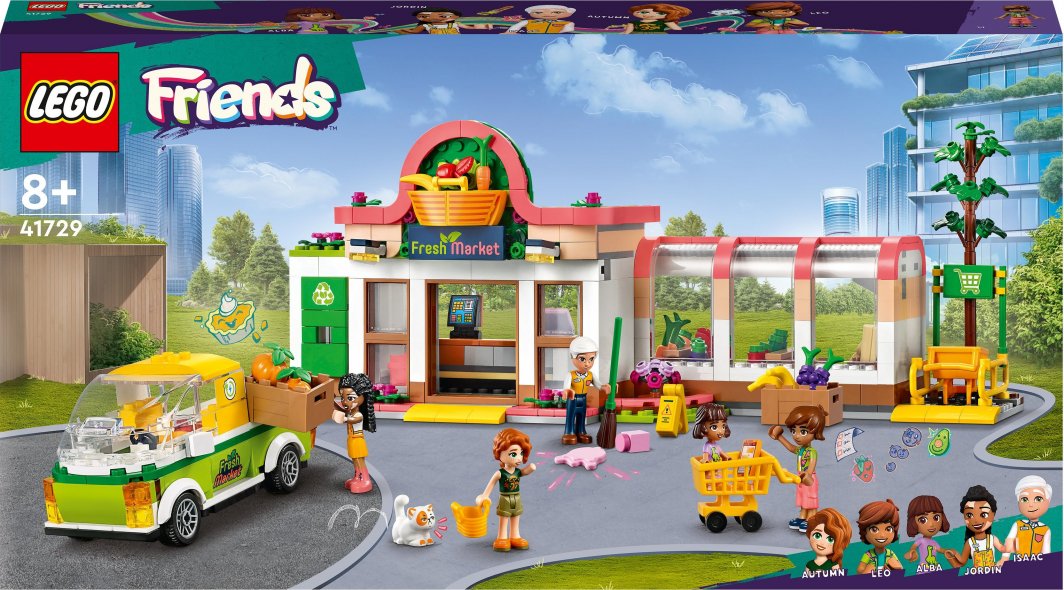 Set LEGO® Friends 41729 Organic Food Shop, 830 pjesë