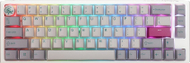 Tastierë gaming Ducky One 3 Mist Grey SF, mekanike 65%, RGB, Cherry MX Red, gri