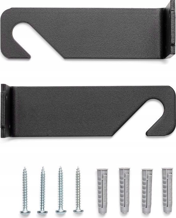 Grep muri Manfrotto 059WM, set 2 copë, metalik, i zi