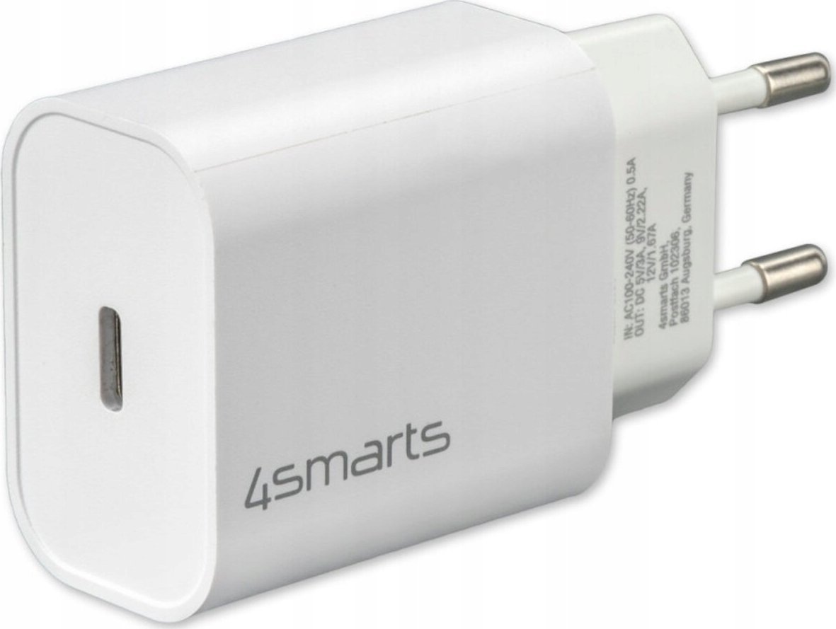 Karikues muri 4smarts VoltPlug PD 465575, 20W, Power Delivery, i bardhë