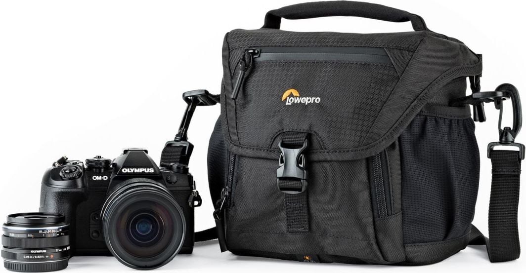 Çantë kamerë Lowepro Nova 140 AW II, për DSLR dhe mirrorless, e zezë