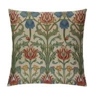 Jastëkmbulesë dekorative GOSMITH Lotus, 45x45cm, me print në të dy anët, bezhë