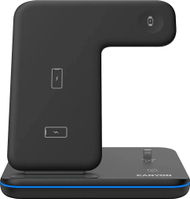 Karikues wireless 3n1 Canyon Wireless Dock QI, 15W, për Apple, i zi