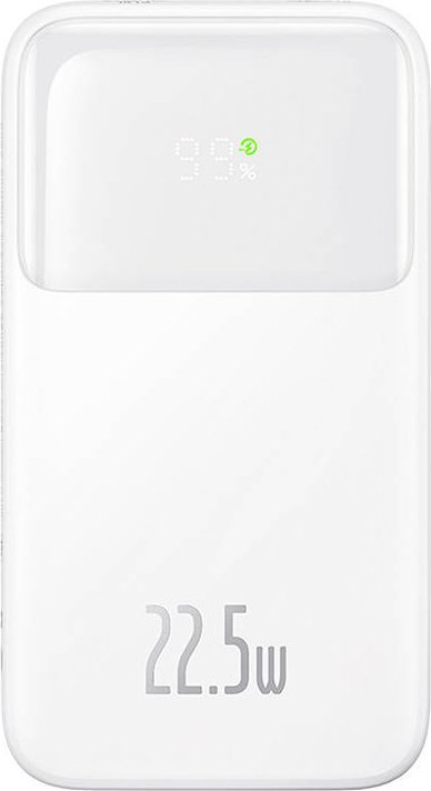 Powerbank Baseus Comet, 10000mAh, 22.5W, i bardhë