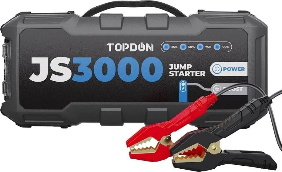 Ndezës baterie TOPDON JumpSurge 3000, 24000 mAh, 12V, i zi