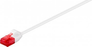 Мрежен кабел Wentronic Goobay CAT 6 Slim, 7.5 m, U UTP, бел