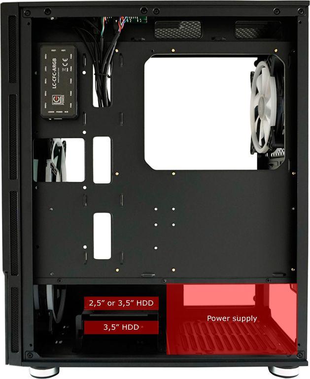 Kasë LC-Power Gaming 803B Shaded_X RGB, Midi Tower
