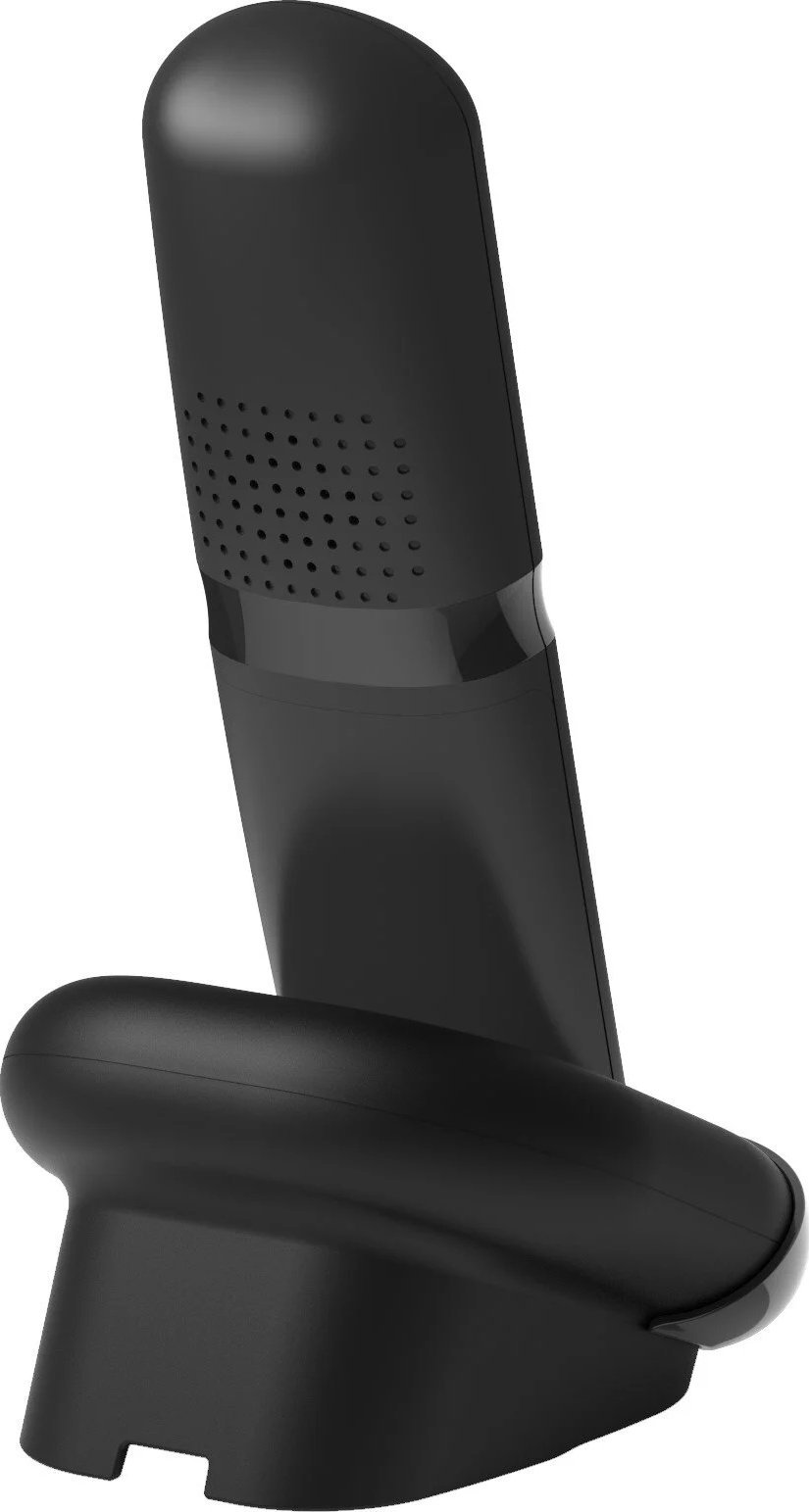 Telefoni fiks Alcatel XL685 Solo, ekran i madh, butona të mëdhenj, i zi