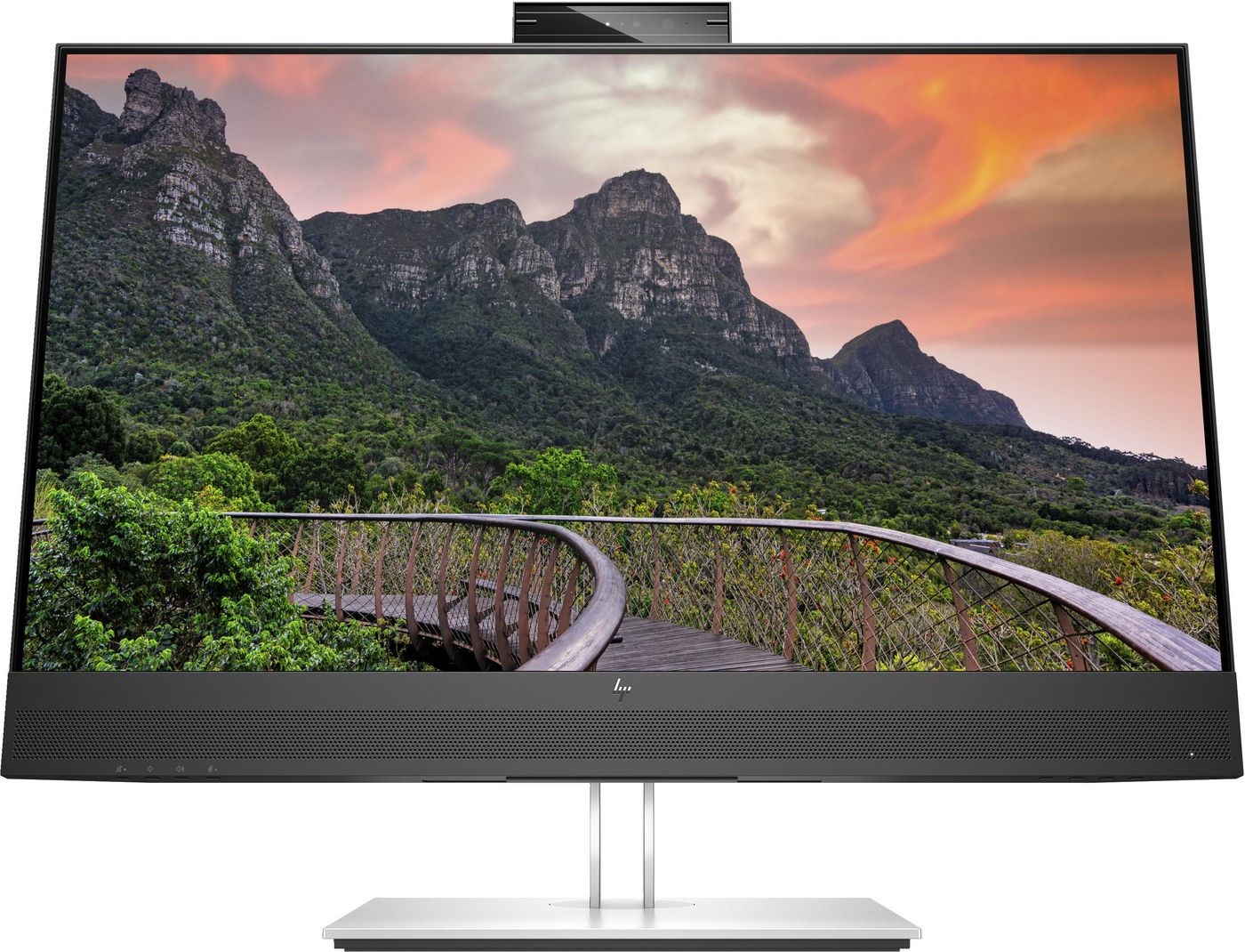 Monitor HP E-Series E27m G4, 27", QHD USB-C, i zi/i argjendtë