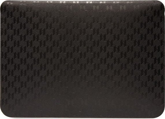 Husë laptopi Karl Lagerfeld Sleeve KLCS16SAKHPCK, 16", lëkurë eko Saffiano, e zezë