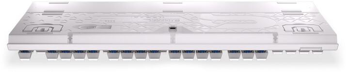 Tastierë Endorfy Omnis Pudding Onyx White Blue, Kailh Blue, US, e bardhë