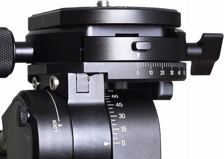 Глава за статив Sirui FD-01 Four Way Head, видео, 3/8\", црна