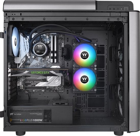 Ftohës uji Thermaltake TH240 V2 Ultra ARGB, 240mm, All In One, i zi