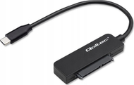 Adapter kabllo Qoltec SATA në USB C, për SSD HDD 2.5", 5 Gb/s, 2TB, i zi