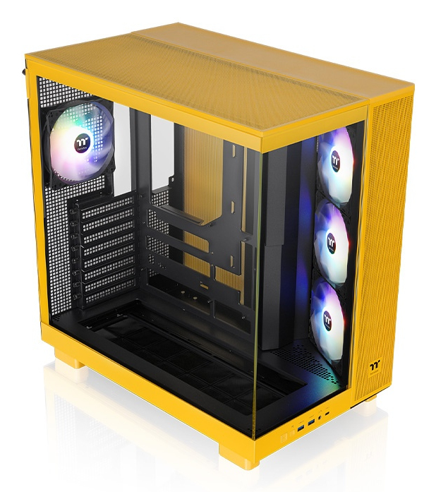 Thermaltake View 380 XL TG ARGB Bumblebee (CA-11E-00M4WN-00) – Kasë Kompjuteri, e verdhë