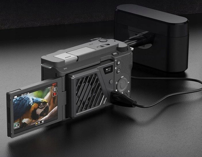 Ventilator ftohës për kamerë Ulanzi, për Sony Canon FUJIFILM, i zi