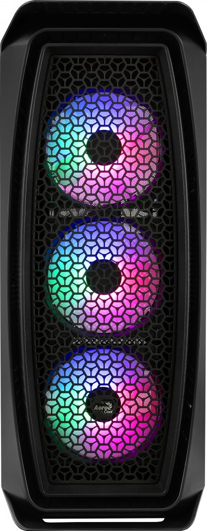 Kasë Aerocool Aero One Frost, e zezë, Midi Tower