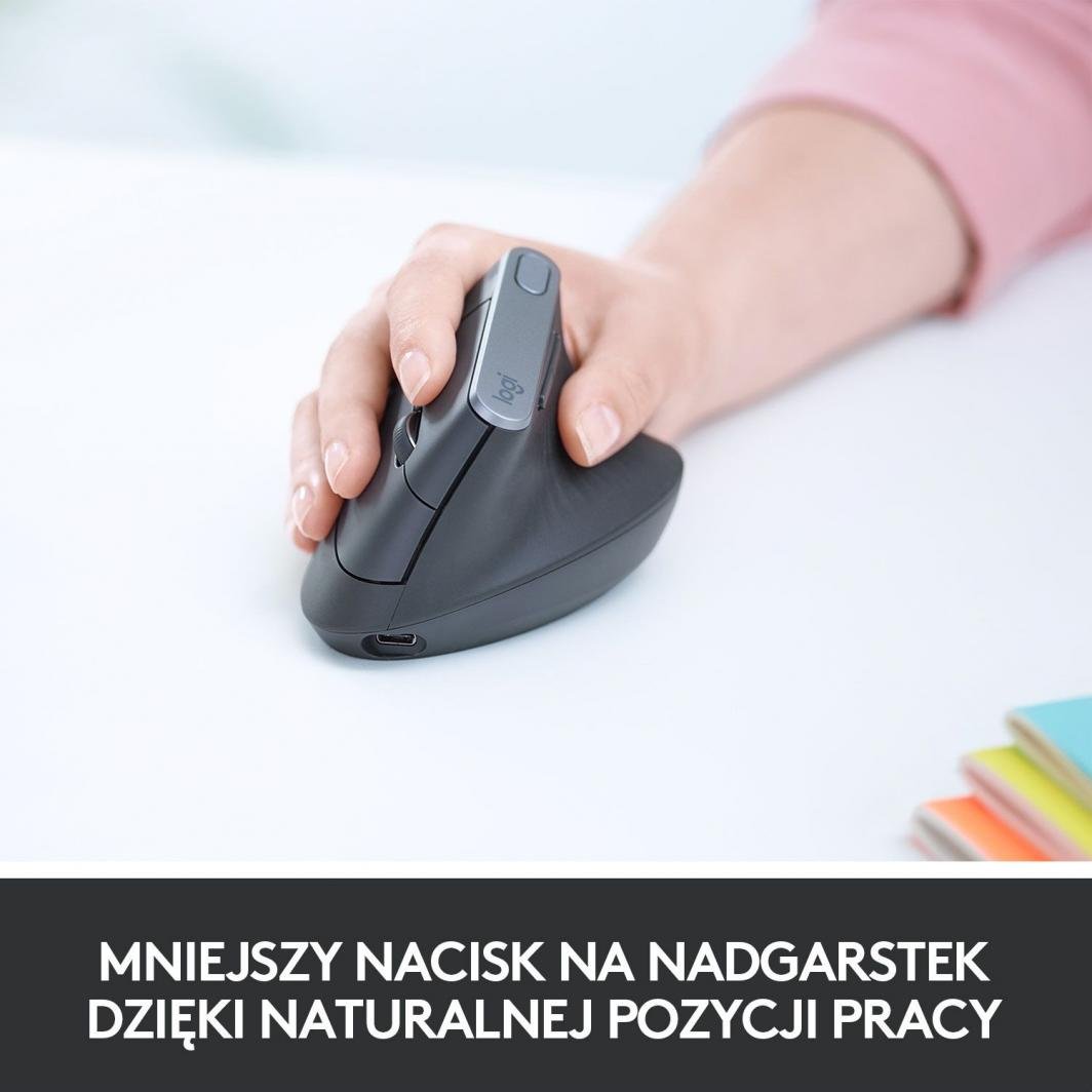 Глувче Logitech MX Vertical (910-005448), црно