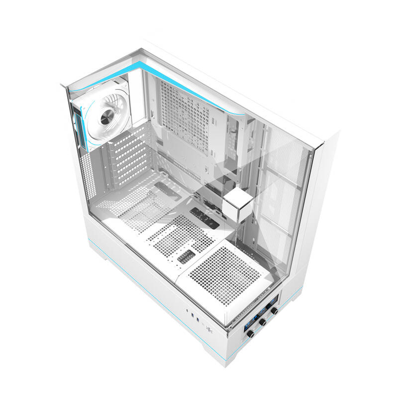 Kase PC DarkFlash DY450, ATX, USB 3.0 Type C, e bardhë