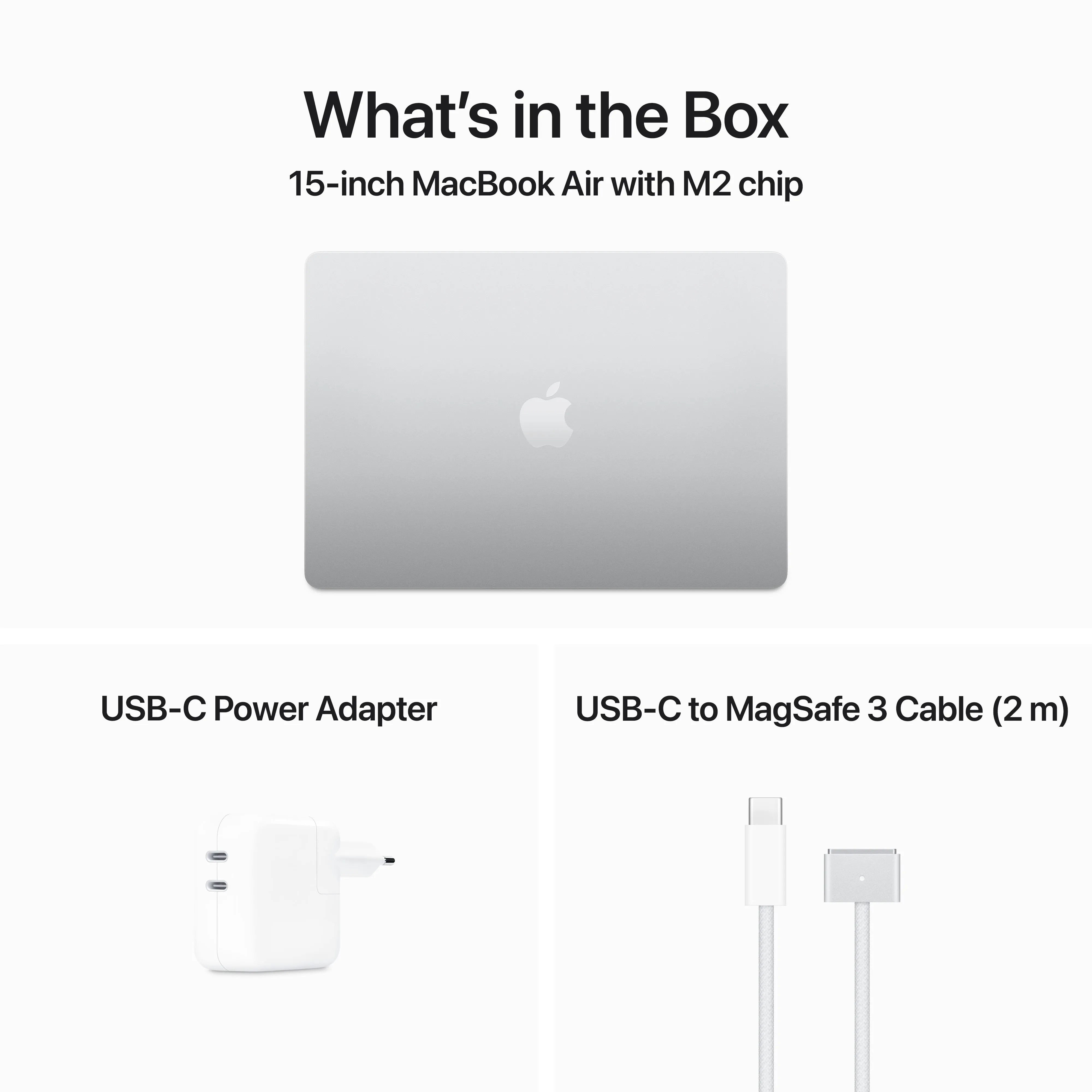 Apple MacBook Air 15", M2 8-Core CPU, 16GB, 512GB, 10-Core GPU, Silver